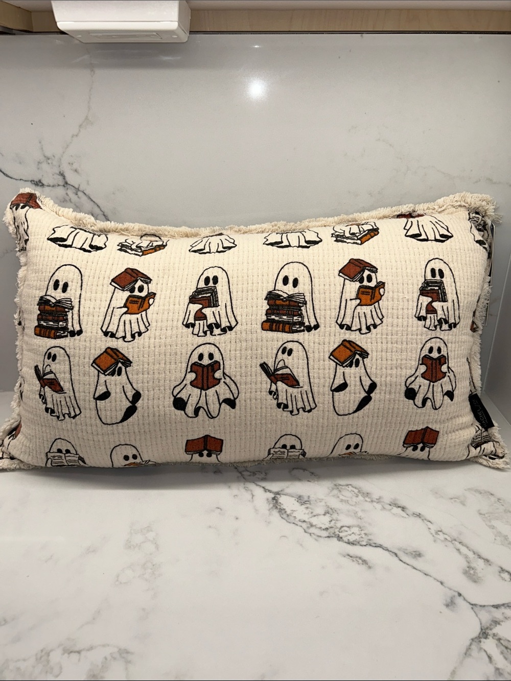 Rachel Zoe Ghost Reading Book Pillow
